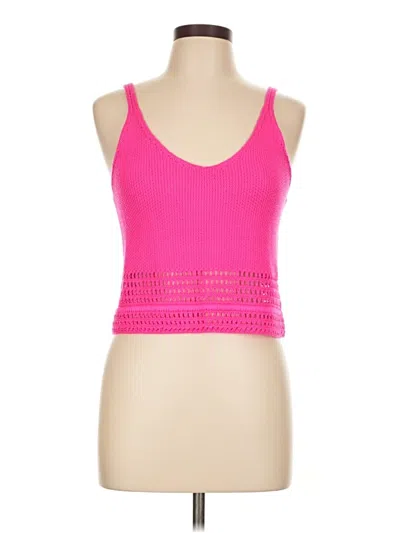 Pre-owned Aqua Cardigan Sweater In Pink