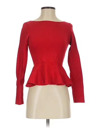 Pre-owned Aqua Cardigan Sweater In Red
