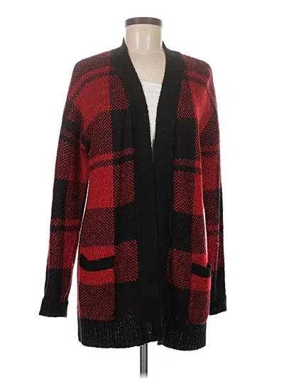 Pre-owned Aqua Cardigan Sweater In Red