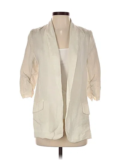 Pre-owned Aqua Cardigan Sweater In White