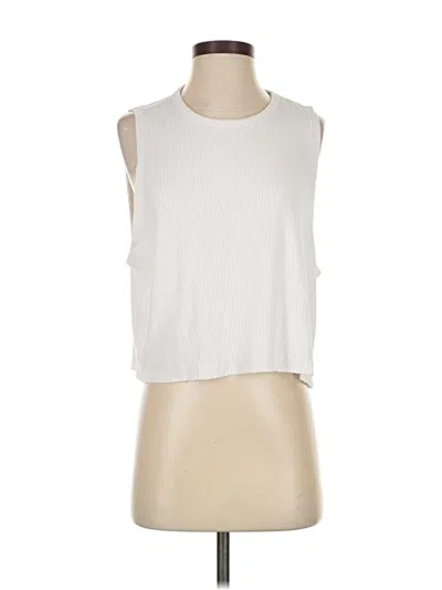 Pre-owned Aqua Cardigan Sweater In White