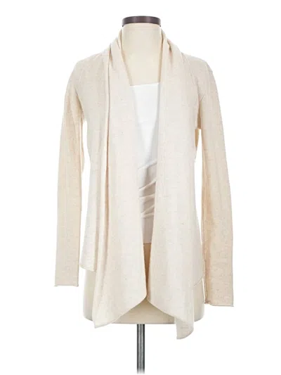 Pre-owned Aqua Cardigan Sweater In White