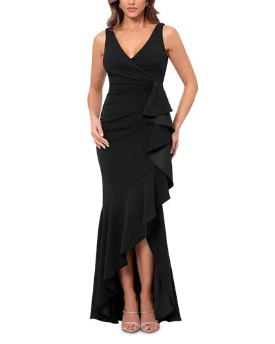 Aqua Cascade Ruffle Gown - Exclusive