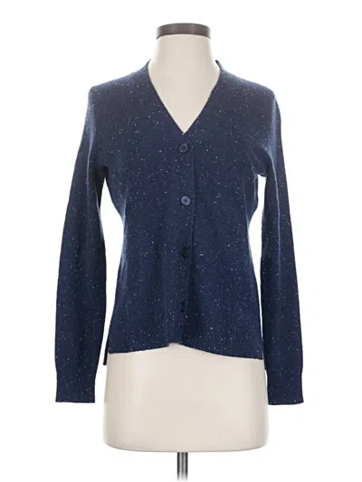 Aqua Cashmere Cardigan Sweater In Animal Print