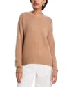 Aqua Cashmere Crewneck Sweater - Exclusive In Brown