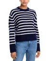 Aqua Cashmere Crewneck Sweater - Exclusive In Multi
