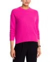 Aqua Cashmere Crewneck Sweater - Exclusive In Pink