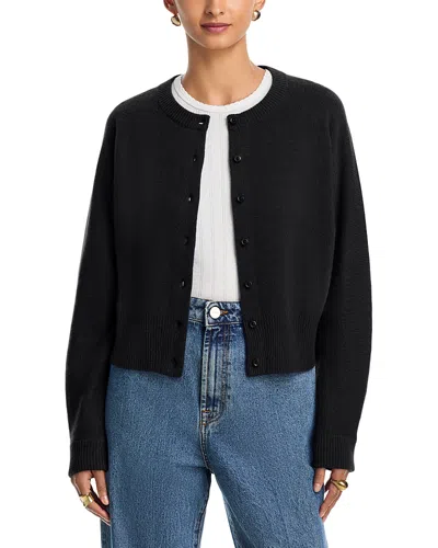 Aqua Cashmere Dolman Sleeve Cardigan - Exclusive In Black