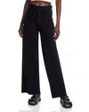 Aqua Cashmere Drawstring Pants - Exclusive In Black