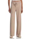 Aqua Cashmere Drawstring Pants - Exclusive In Brown