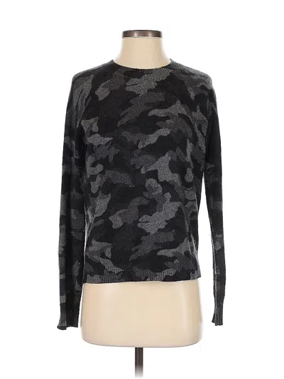 Pre-owned Aqua Cashmere Pullover Sweater In Black