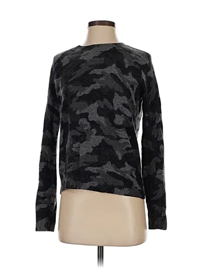 Pre-owned Aqua Cashmere Pullover Sweater In Black