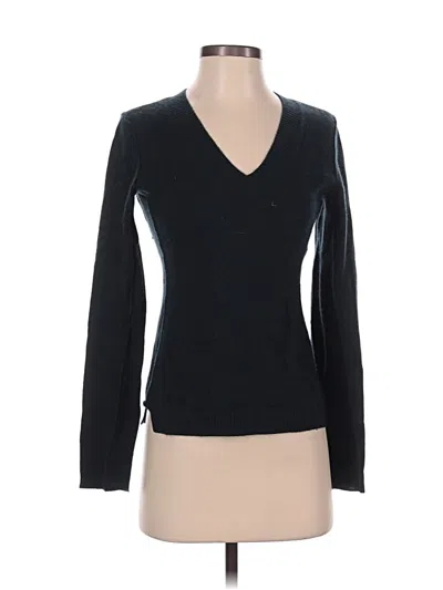 Pre-owned Aqua Cashmere Pullover Sweater In Black