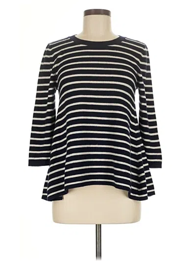 Pre-owned Aqua Cashmere Pullover Sweater In Black