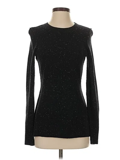 Pre-owned Aqua Cashmere Pullover Sweater In Black