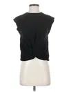 Aqua Cashmere Pullover Sweater In Black