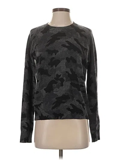 Pre-owned Aqua Cashmere Pullover Sweater In Black
