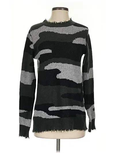 Pre-owned Aqua Cashmere Pullover Sweater In Black