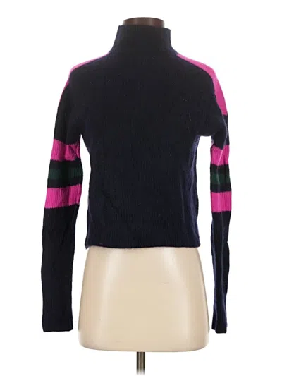 Pre-owned Aqua Cashmere Pullover Sweater In Black