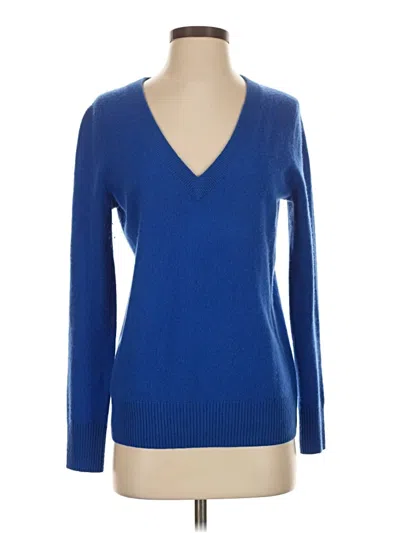 Pre-owned Aqua Cashmere Pullover Sweater In Blue