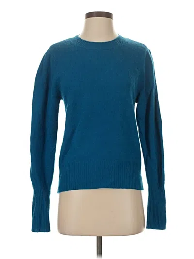 Pre-owned Aqua Cashmere Pullover Sweater In Blue