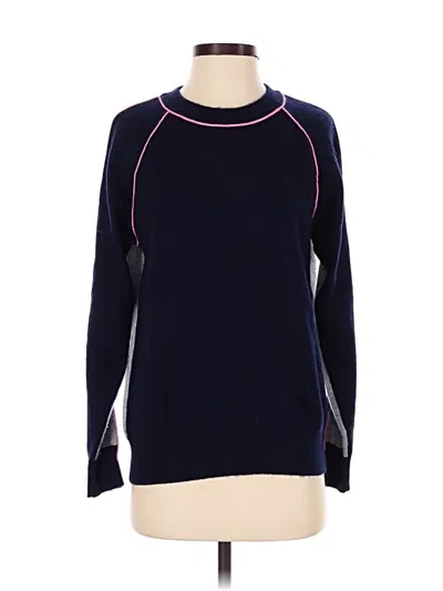 Pre-owned Aqua Cashmere Pullover Sweater In Blue
