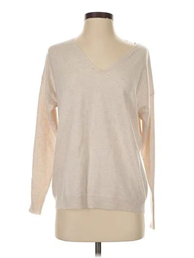 Pre-owned Aqua Cashmere Pullover Sweater In Brown