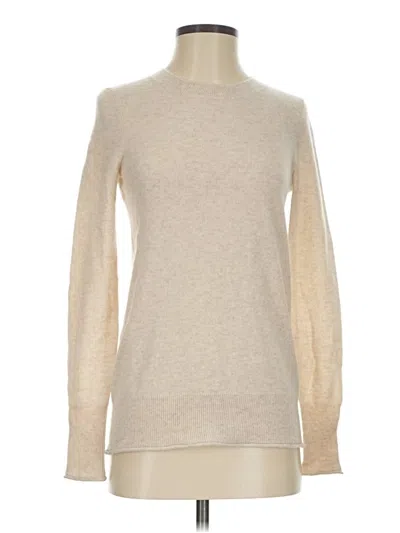 Pre-owned Aqua Cashmere Pullover Sweater In Brown
