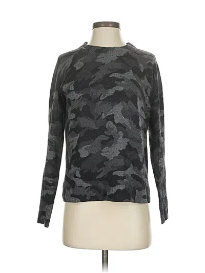 Pre-owned Aqua Cashmere Pullover Sweater In Gray