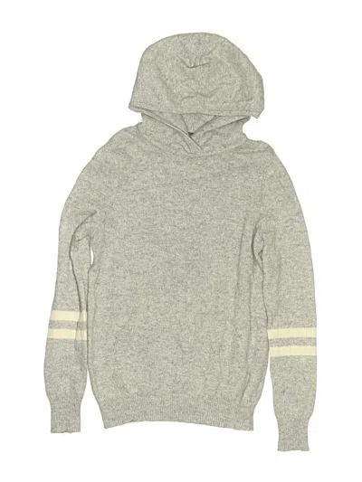 Pre-owned Aqua Kids' Cashmere Pullover Sweater In Gray