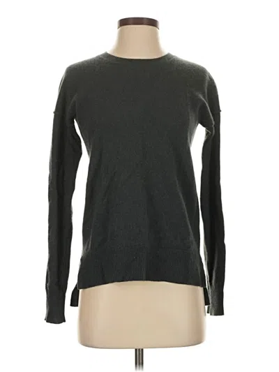 Pre-owned Aqua Cashmere Pullover Sweater In Gray