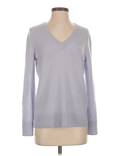 Pre-owned Aqua Cashmere Pullover Sweater In Gray