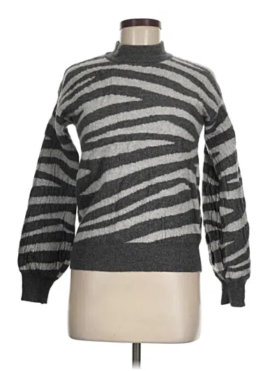 Pre-owned Aqua Cashmere Pullover Sweater In Gray