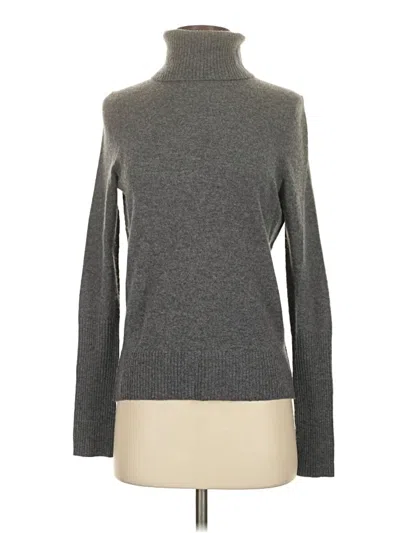 Pre-owned Aqua Cashmere Pullover Sweater In Gray