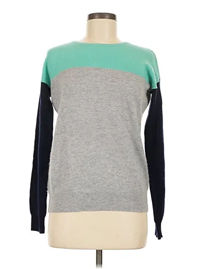 Pre-owned Aqua Cashmere Pullover Sweater In Gray