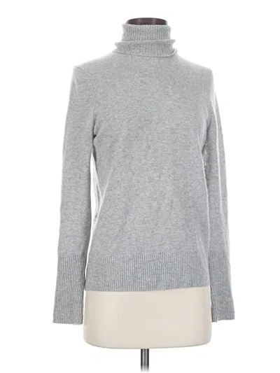 Pre-owned Aqua Cashmere Pullover Sweater In Gray