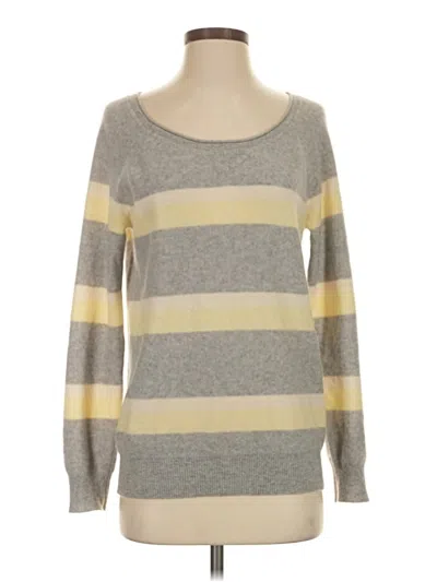 Pre-owned Aqua Cashmere Pullover Sweater In Gray