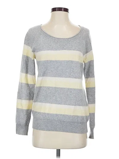 Pre-owned Aqua Cashmere Pullover Sweater In Gray