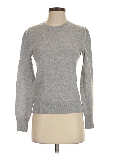 Pre-owned Aqua Cashmere Pullover Sweater In Gray