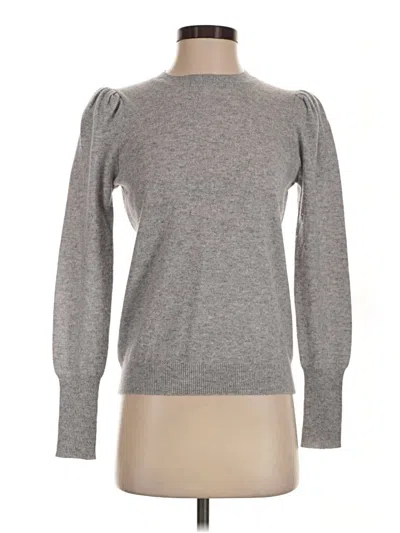 Pre-owned Aqua Cashmere Pullover Sweater In Gray