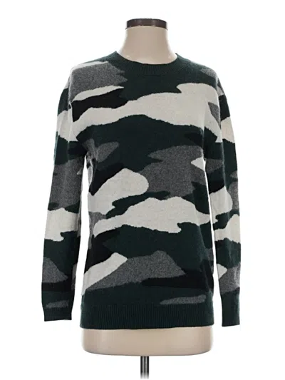 Pre-owned Aqua Cashmere Pullover Sweater In Green