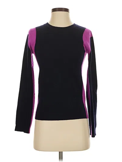 Pre-owned Aqua Cashmere Pullover Sweater In Purple