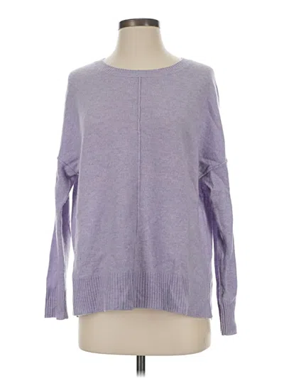 Pre-owned Aqua Cashmere Pullover Sweater In Purple