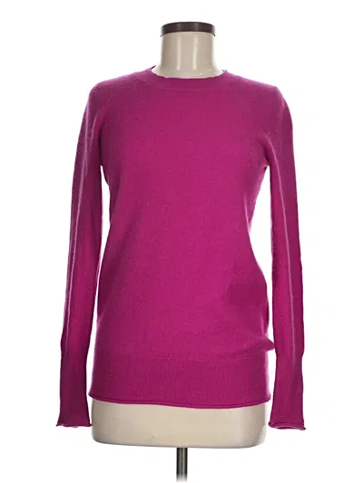 Pre-owned Aqua Cashmere Pullover Sweater In Purple