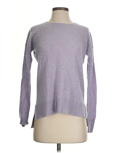 Pre-owned Aqua Cashmere Pullover Sweater In Purple