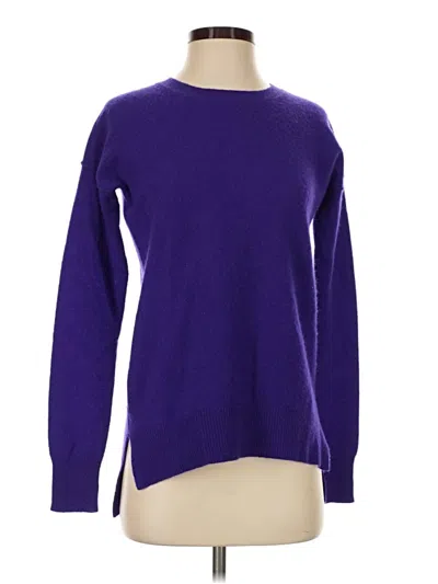 Pre-owned Aqua Cashmere Pullover Sweater In Purple