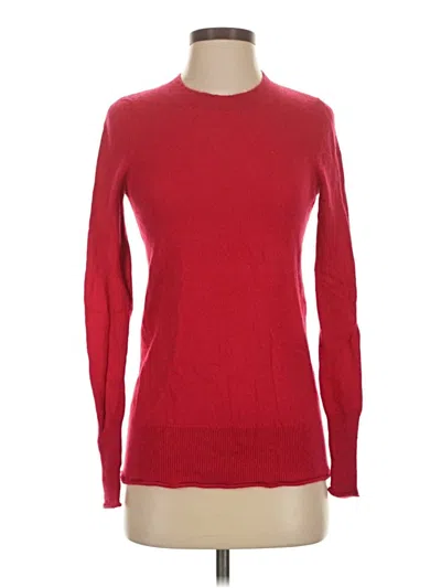 Pre-owned Aqua Cashmere Pullover Sweater In Red