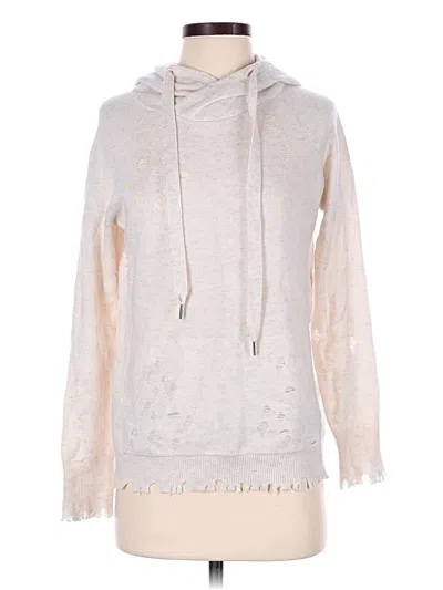Pre-owned Aqua Cashmere Pullover Sweater In Silver