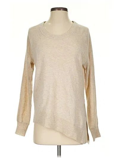 Pre-owned Aqua Cashmere Pullover Sweater In Tan