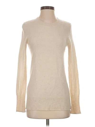Pre-owned Aqua Cashmere Pullover Sweater In Tan